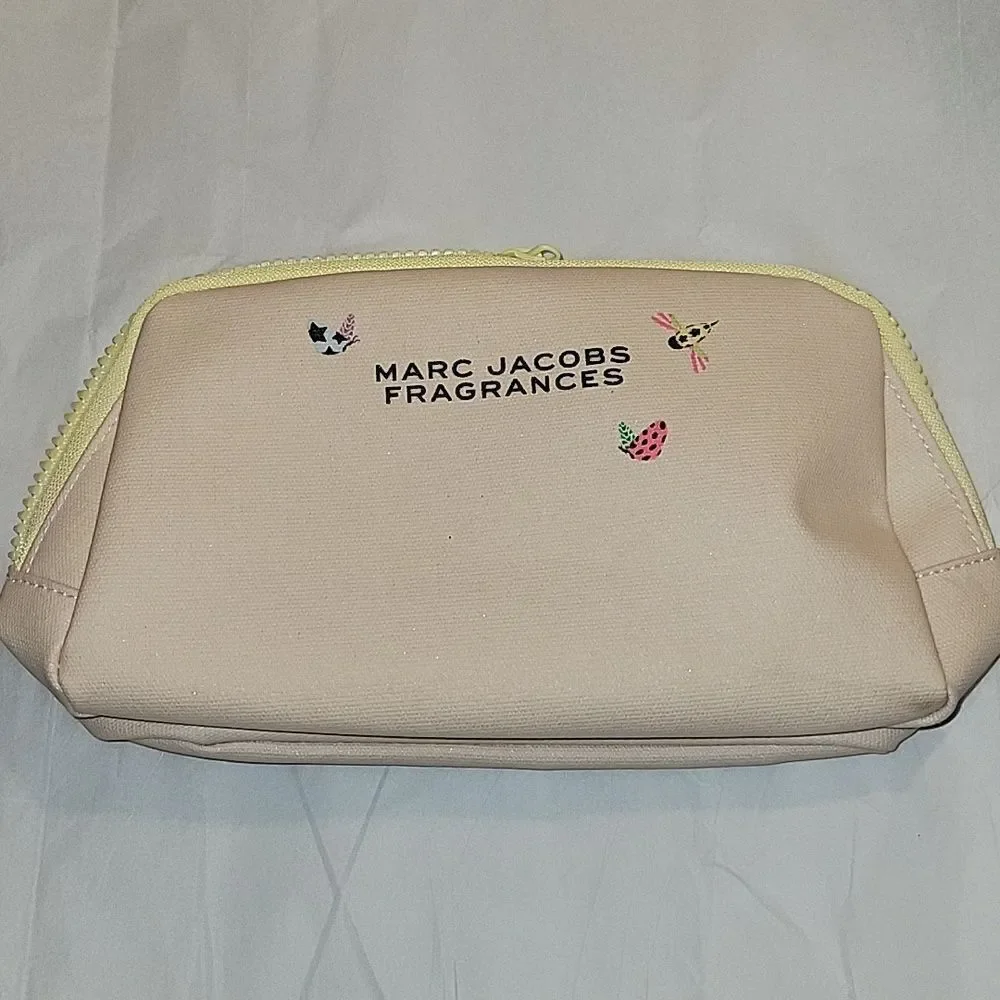 Marc Jacobs Light Pink Cosmetics Toiletries Pouch Bag Case